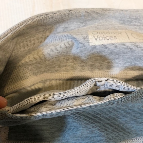 Outdoor voices color block warm up leggings - Picture 6 of 7